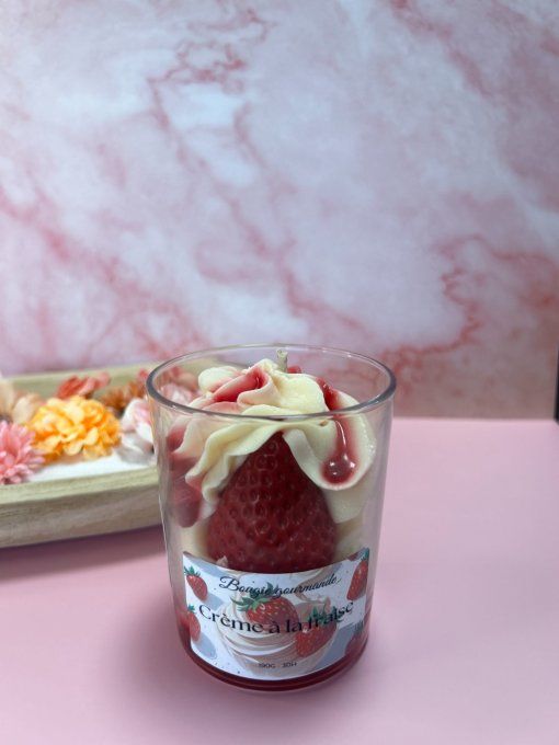 Gourmande - Crème à la fraise
